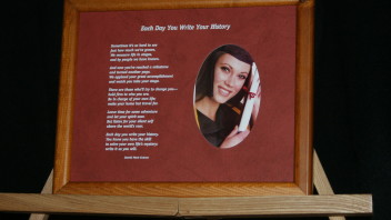 Each Day You Write Your History: A Graduation Poem (Printed 10×8 Matte)
