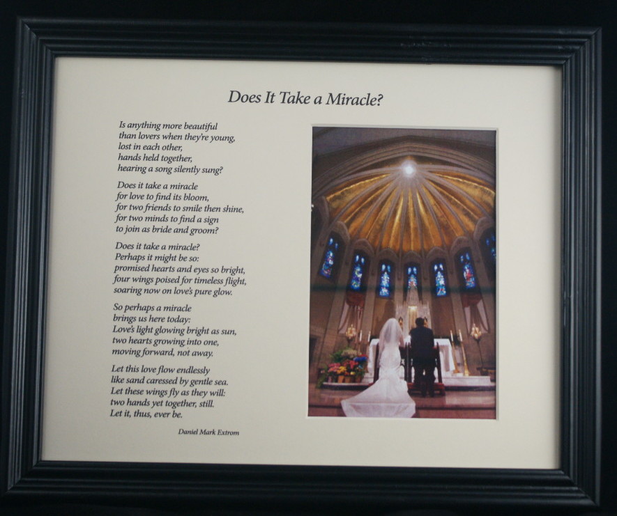 Does It Take A Miracle? Cream 10x8 Framed