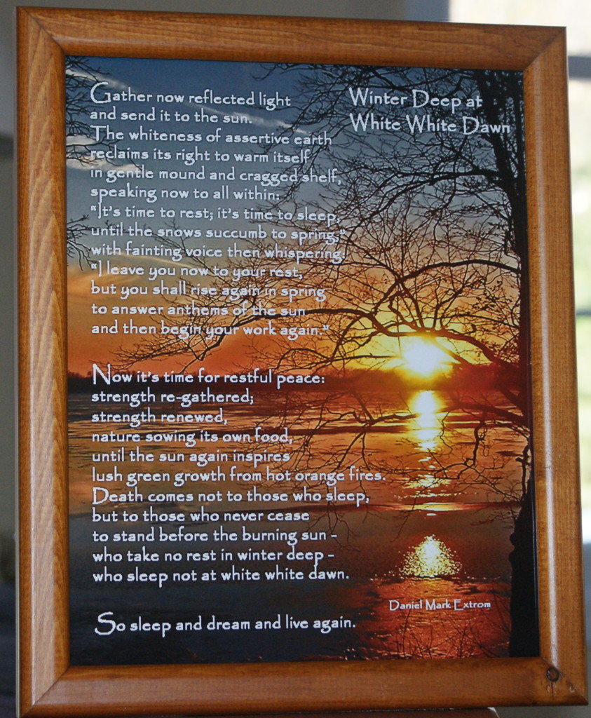 Winter Deep V4 Lt Brown Frame 10x8 inches